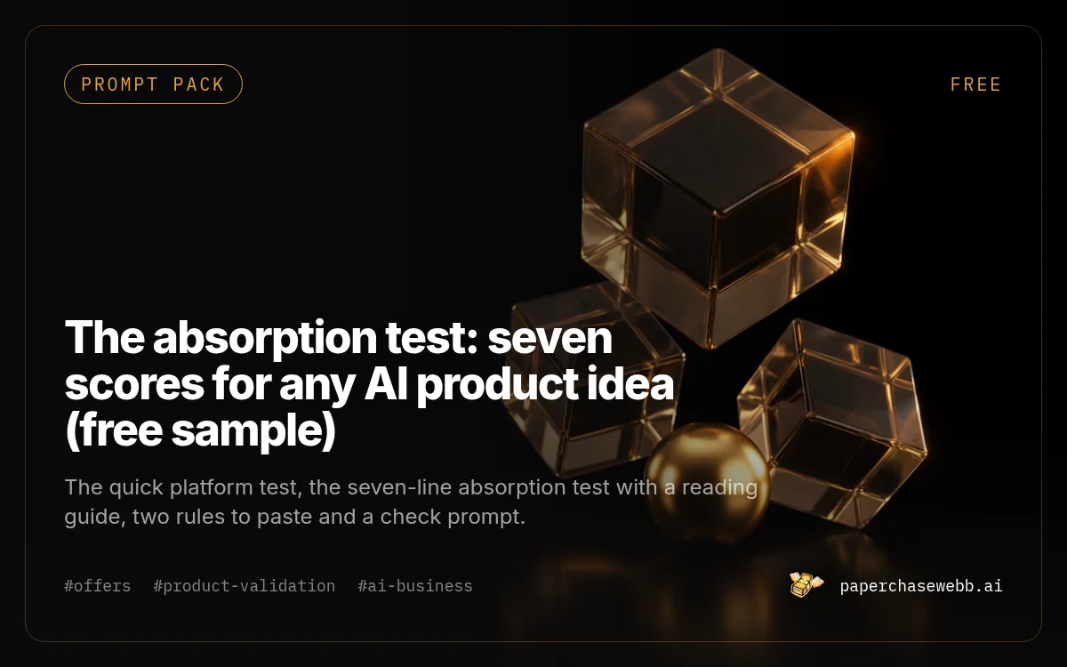 Preview card for The absorption test