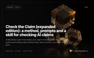 Preview card for Check the Claim (expanded edition)