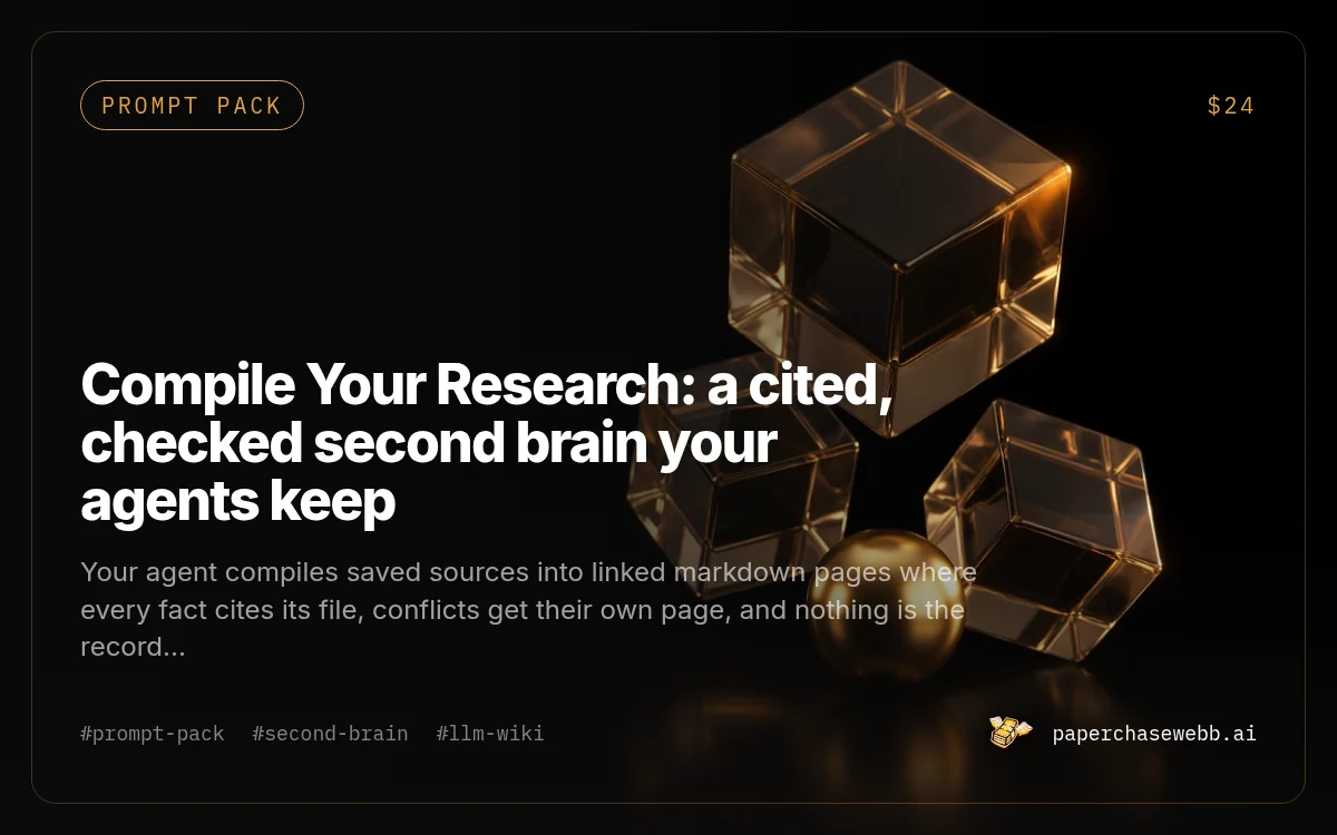 Preview card for Compile Your Research
