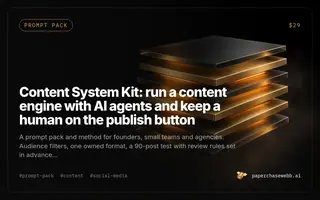 Preview card for Content System Kit