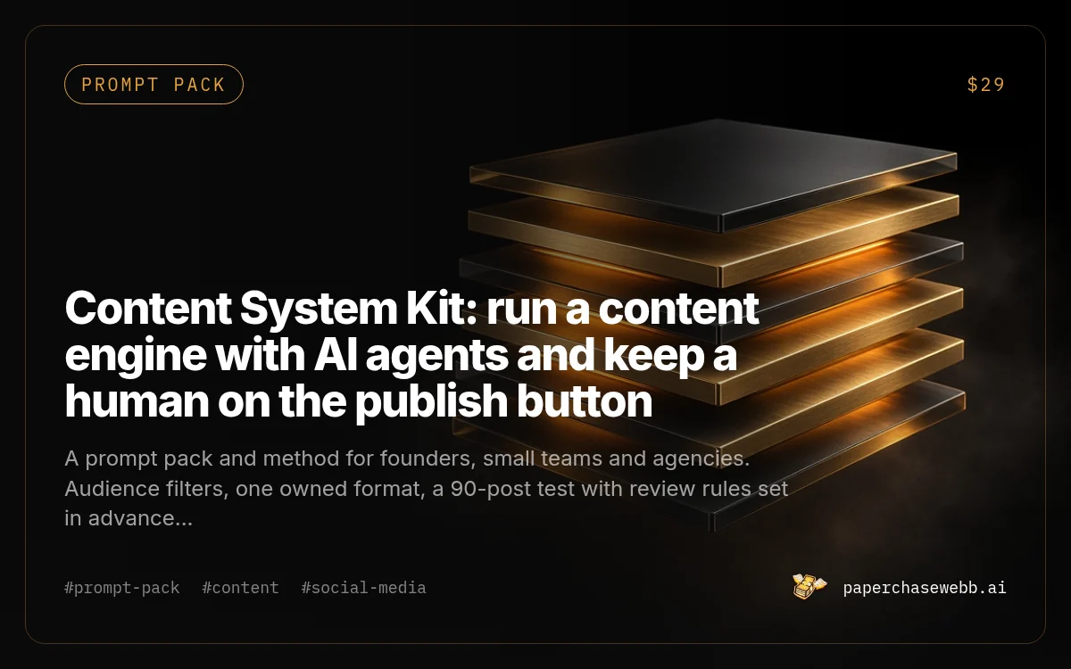 Preview card for Content System Kit