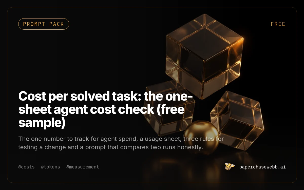Preview card for Cost per solved task