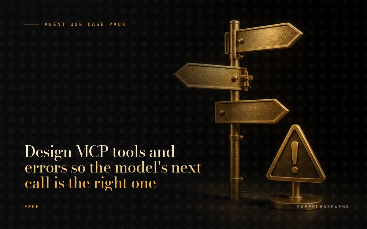 Preview card for Design MCP tools and errors so the model's next call is the right one