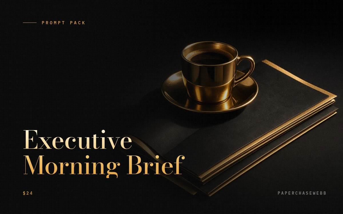 Preview card for Executive Morning Brief