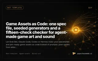 Preview card for Game Assets as Code