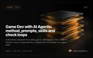 Preview card for Game Dev with AI Agents