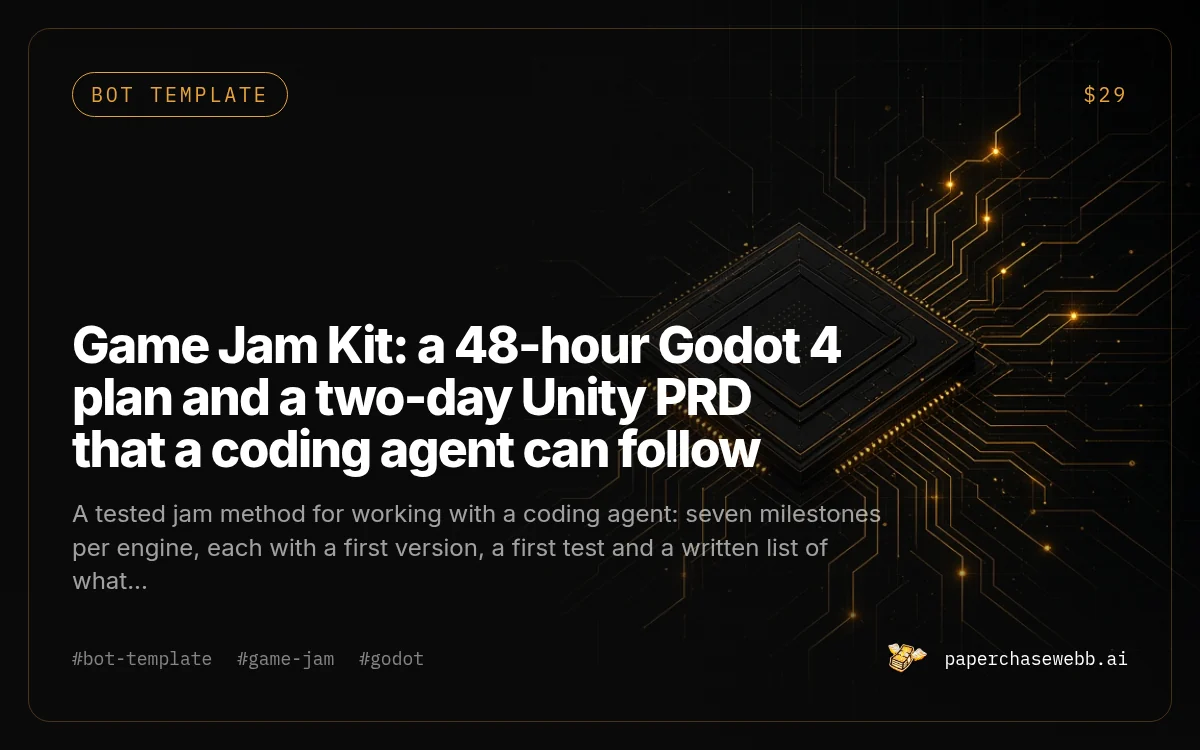 Preview card for Game Jam Kit