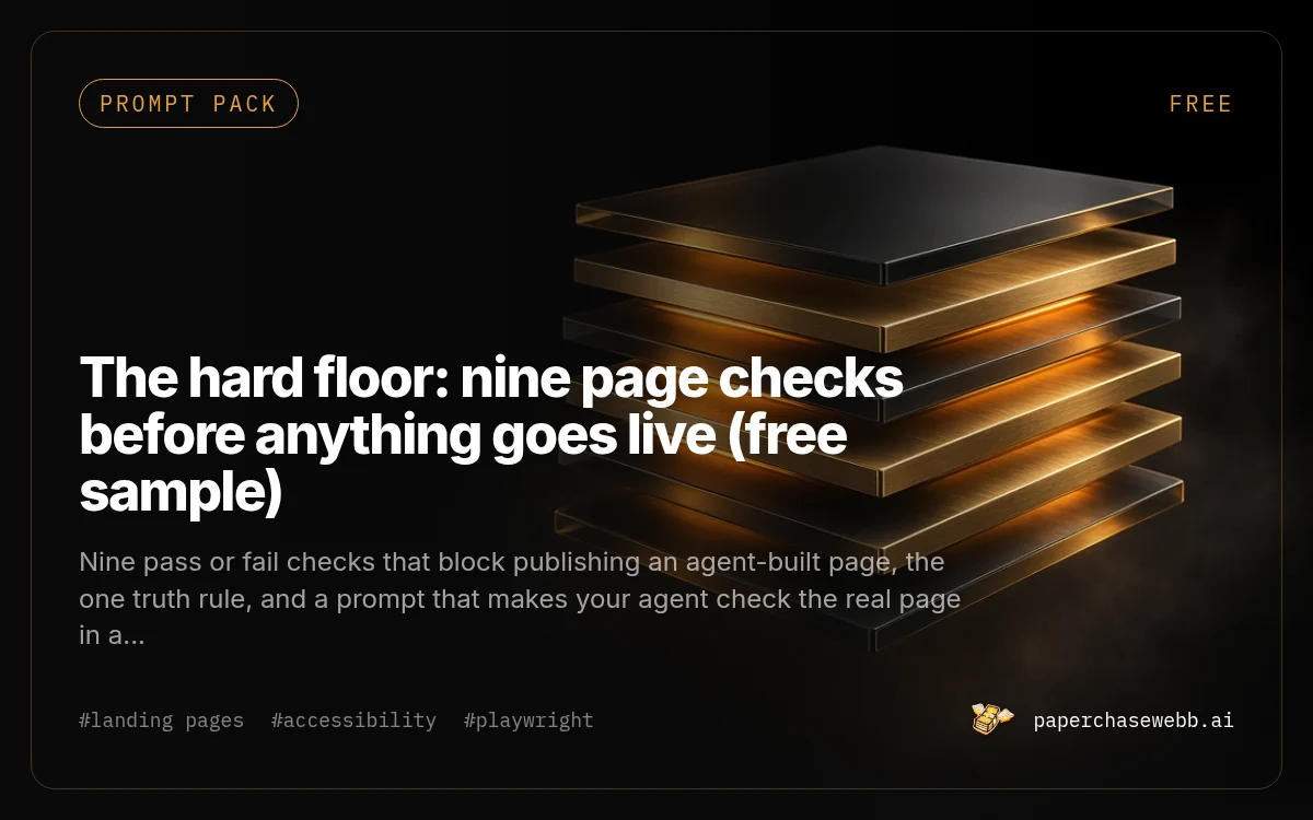 Preview card for The hard floor