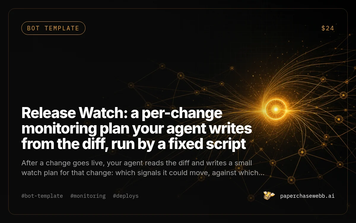 Preview card for Release Watch