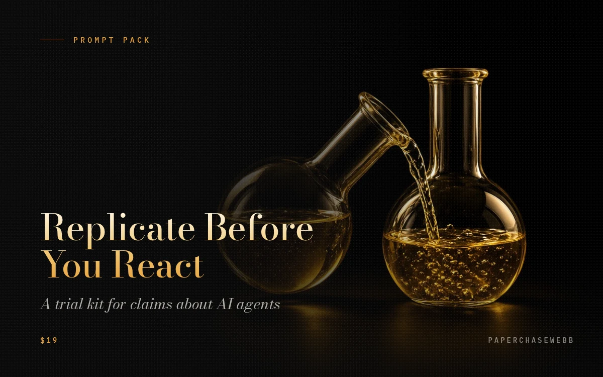 Preview card for Replicate Before You React