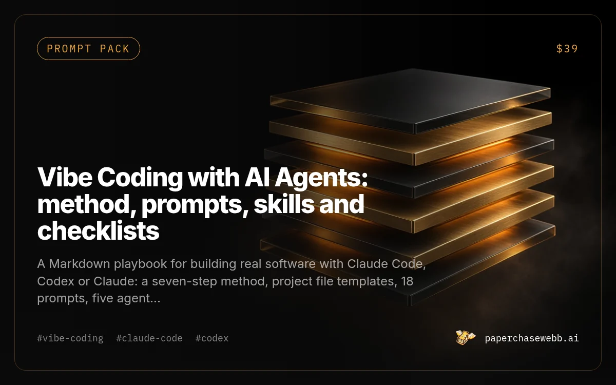 Preview card for Vibe Coding with AI Agents